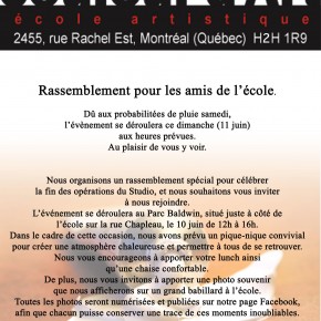 Fête de fermeture